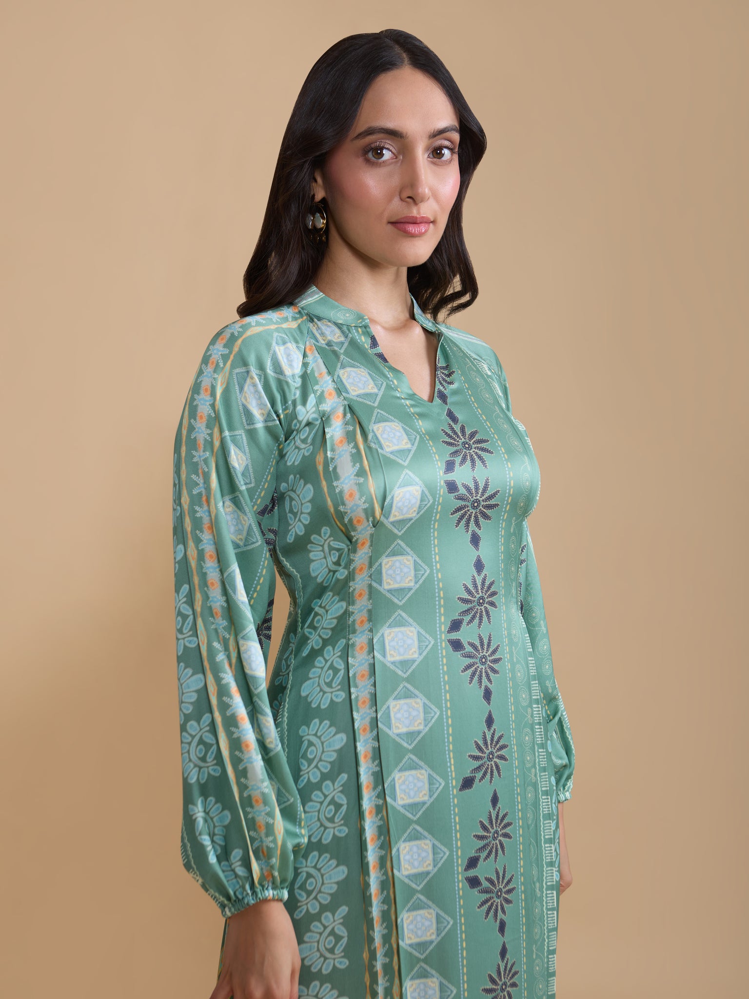 Kashi Pleated Dress